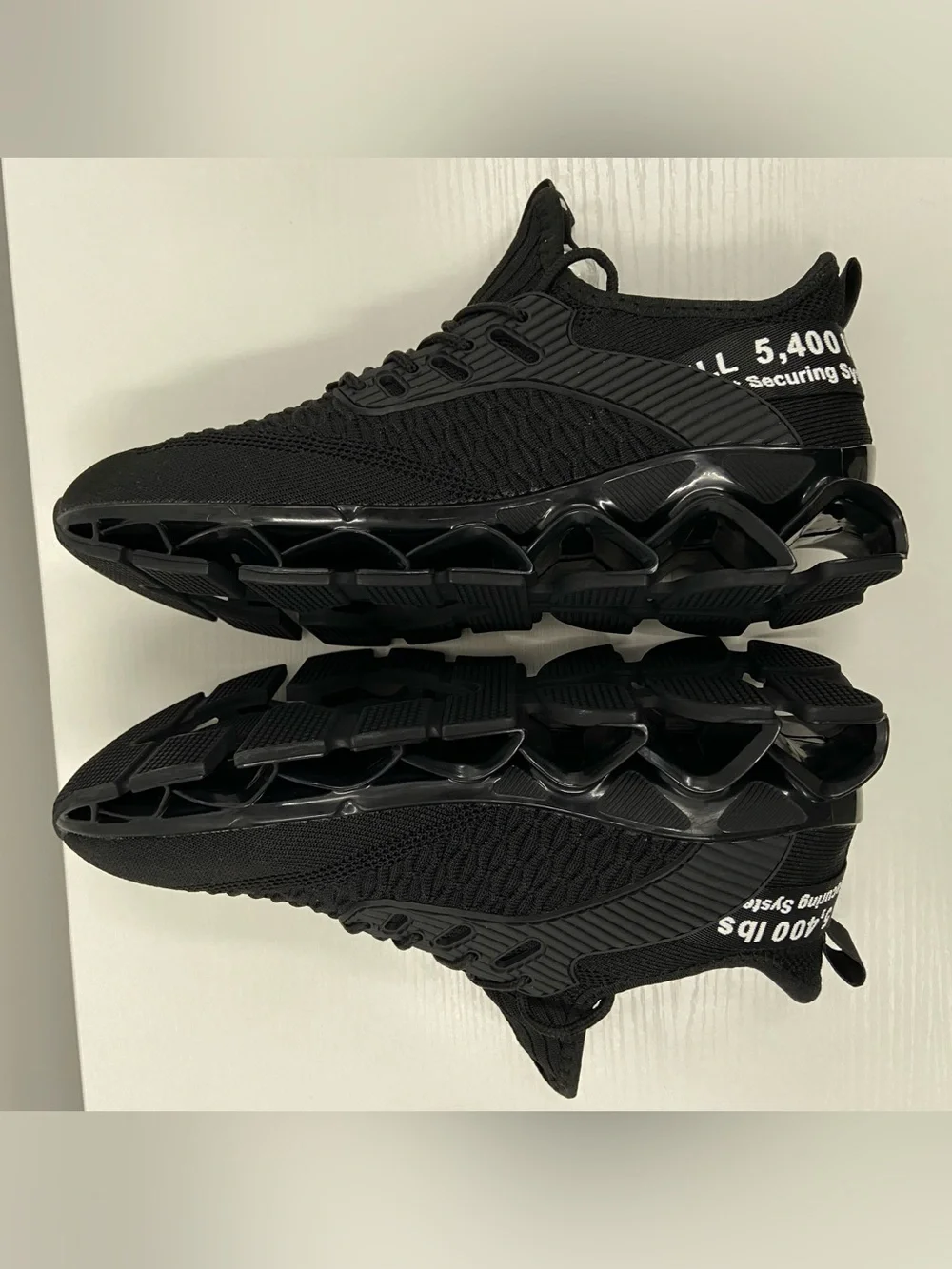 NWOT Chopben Men's Running Shoes Blade Fashion Athletic Sneakers black Size 41